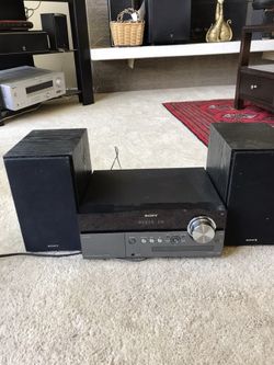 Sony Cmt-mx500i Micro Stereo Hi-fi iPod Dock CD 2 Speakers System Player