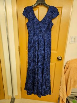 Women evening dress black sequence size small