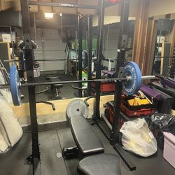 Free Standing Squat Rack And Bench 