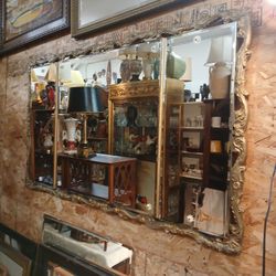 1960's Gold Frame Mirror 