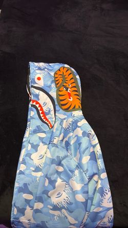 BAPE Shark Full-Zip Hoodie Blue Camo