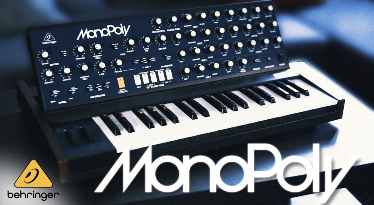 Behringer MonoPoly 4-voice Analog Synthesizer