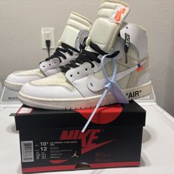 Off-White Off White EURO Jordan 1 10.5