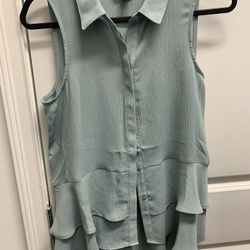 Verawang Top, Mint Color, Xs Fits S .