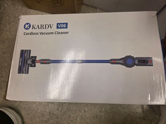 KARDV Cordless Vacuum Cleaner, 500W/40Kpa Vacuum Cleaners for Home, 60Mins Stick Vacuum with LED Display, Anti-Tangle Wireless Vacuum, 8 in 1 Lightwei