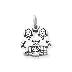 James Avery Two Girls Charm - Sterling Silver