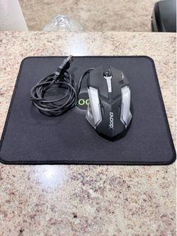 WIRED MOUSE AND PAD