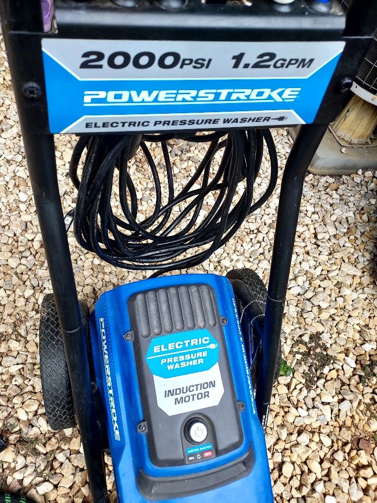 2000psi 1.2gpm electric pressure washer