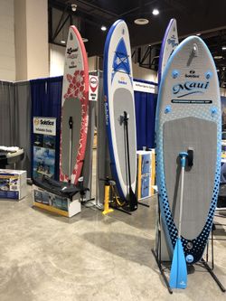 8’ inflatable paddle board
