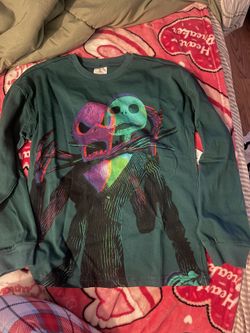 Disney Jack Skellington Long Sleeve Youth Pullover 