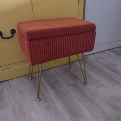 Brand New Stool 16x16 With Storage