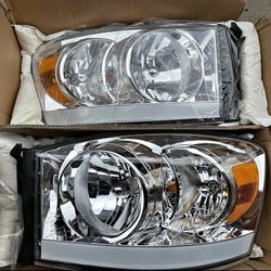 06-08 Dodge Ram LED Headlights Faros Calaveras Micas Luces 