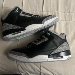 Vnds Jordan 3 Geeen Glow Size 11