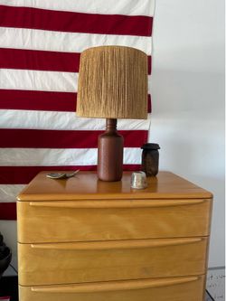 Vintage wood lamp