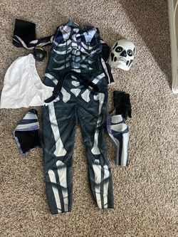 Fortnite Skull Trooper Kids Costume Set
