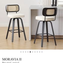Bar stool, swivel（set of 2）