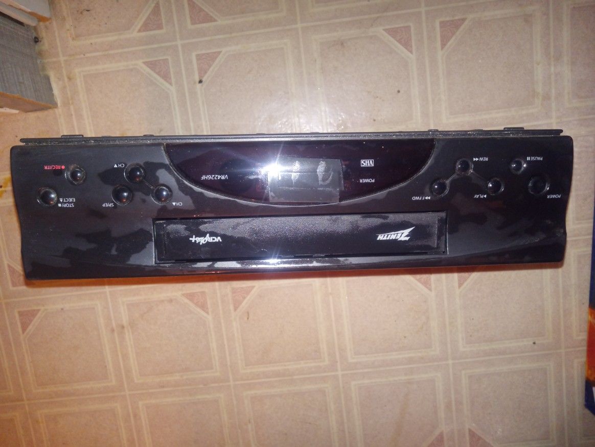 Zenith Vcr Vhs Player Tested 30,00