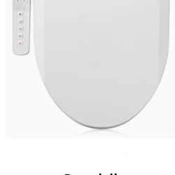 NEW Brondell LE89 Swash Electronic Bidet Seat LE89, Fits Elongated Toilets, White – Side Arm Control