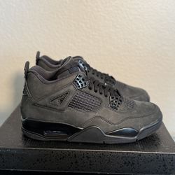 Size 9 Jordan 4 black cats