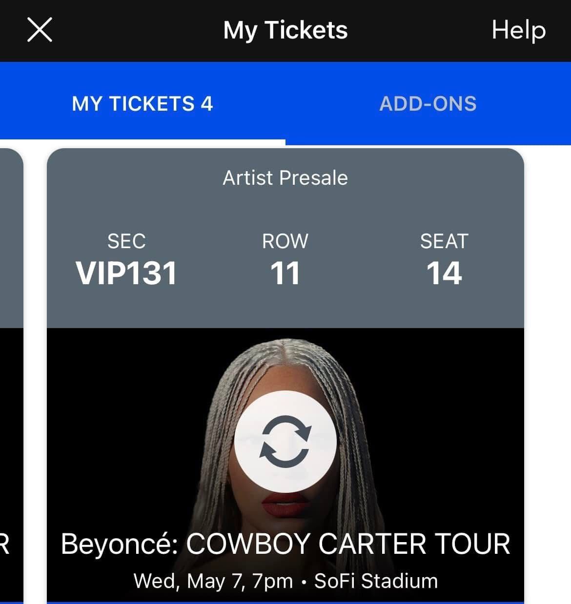 BEYONCÉ COWBOY CARTER WORLD TOUR