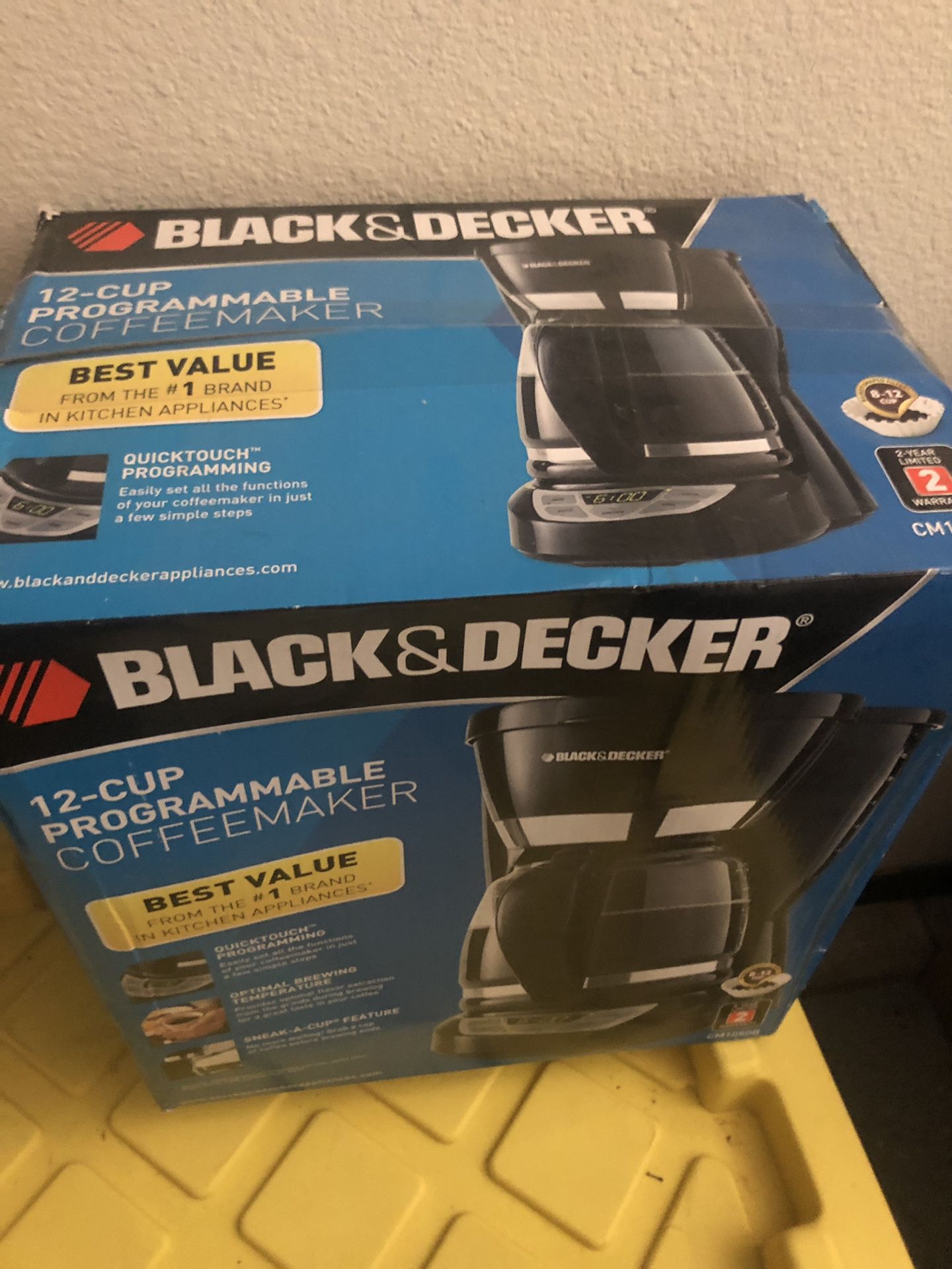 Black and Decker coffee machine