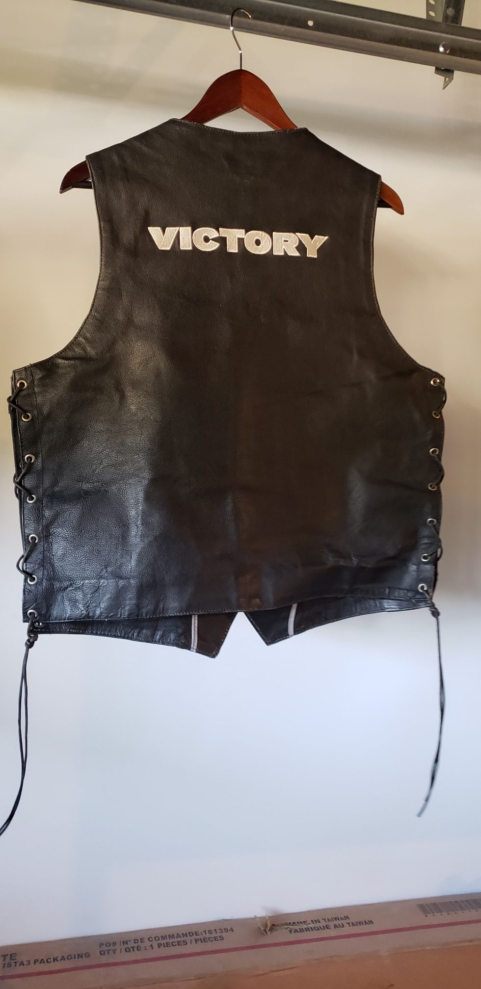 Victory Motorcycles leather vest