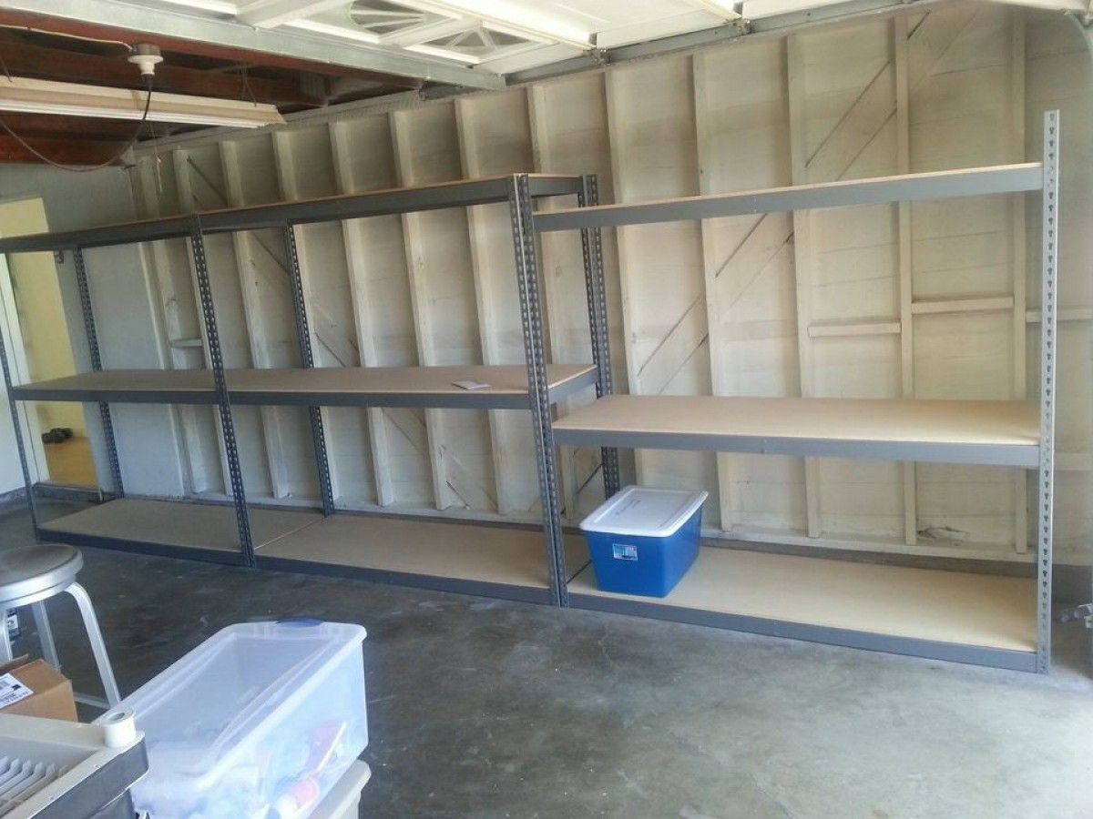 Boltless Shelving 72 in W x 24 in D Garage Warehouse Storage Rack