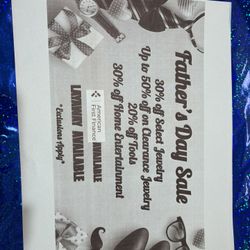 Grads And Father Days Sale 