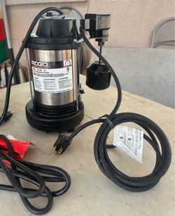 RIDGID 1 HP Stainless Steel Dual Suction Submersible Sump Pump