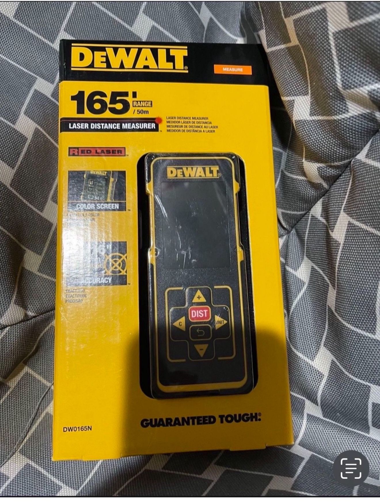 165 ft. Color Screen Laser Distance Measurer