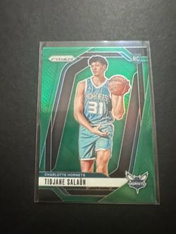 NBA 24-25’ Rookie Cards (2x) Prizm Green (Tidjane Salaun, Jaylen Wells)