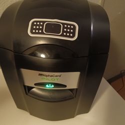 ID Card Printer Alphacard Credit Card Maker