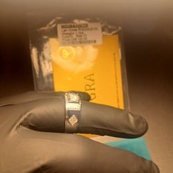 Men 1 Ct All Moissanite Diamond Ring Size 10