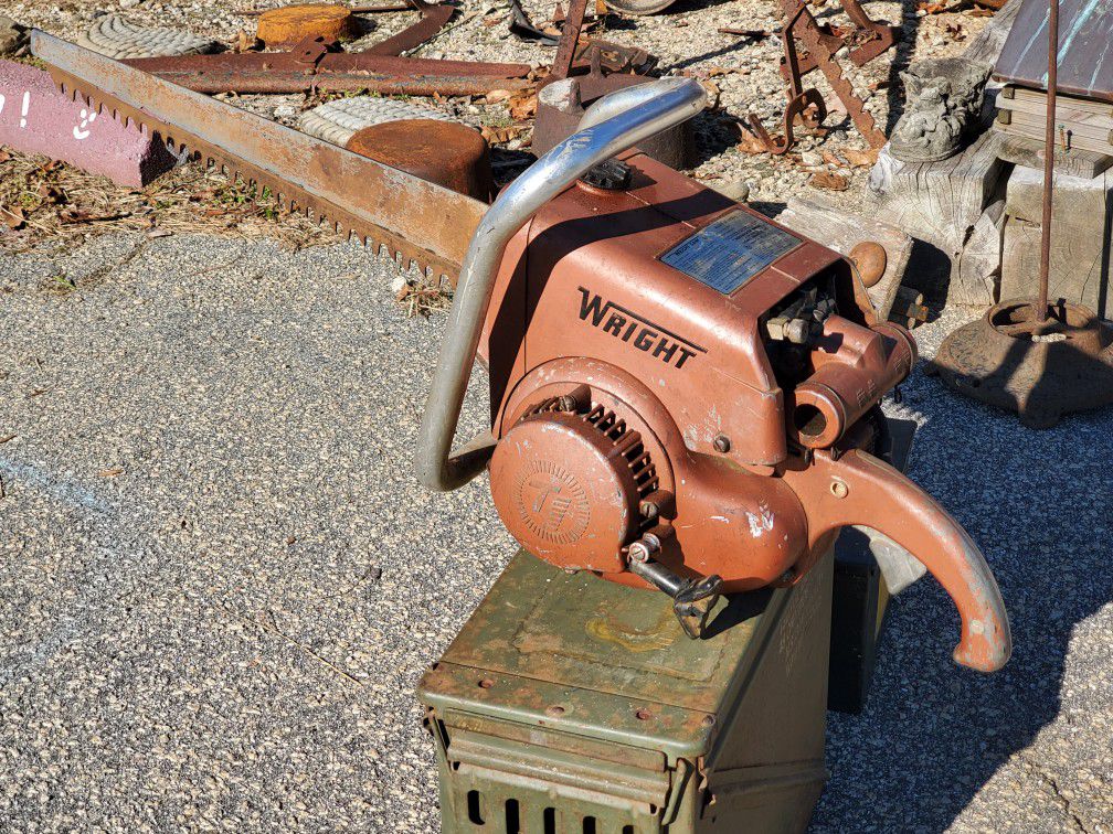 Wrights Power Saw Not Chainsaw 1960s Early 115cc