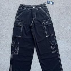 New Mens True Religion Baggy Cargo Pants