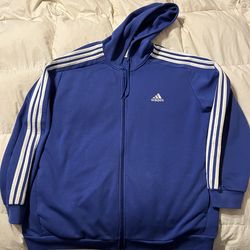 Never Worn, Only Washed Full Zip Adidas Hoodie
