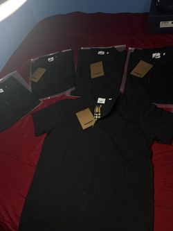 Black Burberry Polo 