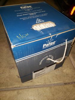 Cat5e 500ft New Box White 24/4 Pair