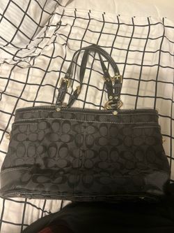 Coach Canvas tote