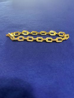 Bling link bracelet