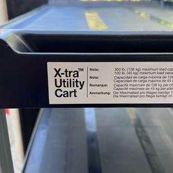 Rubbermaid catering cart with wheels and 4 shelves