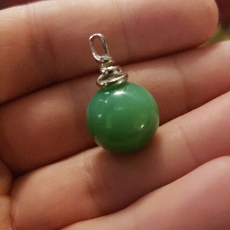 Beautiful  Christensen Agate Necklace Charm 925