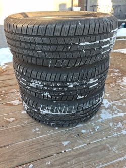 3 Only 235 60 18 Michelin XLT A/s  Ysed But Like New Great Cond. Don't Install 