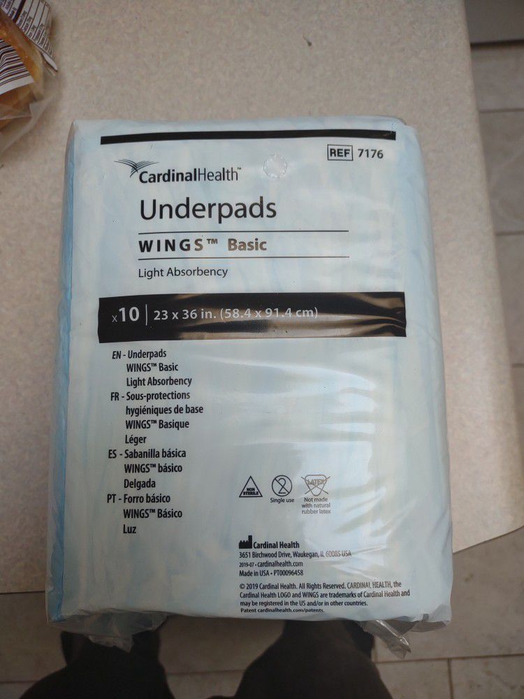 Underpads. 