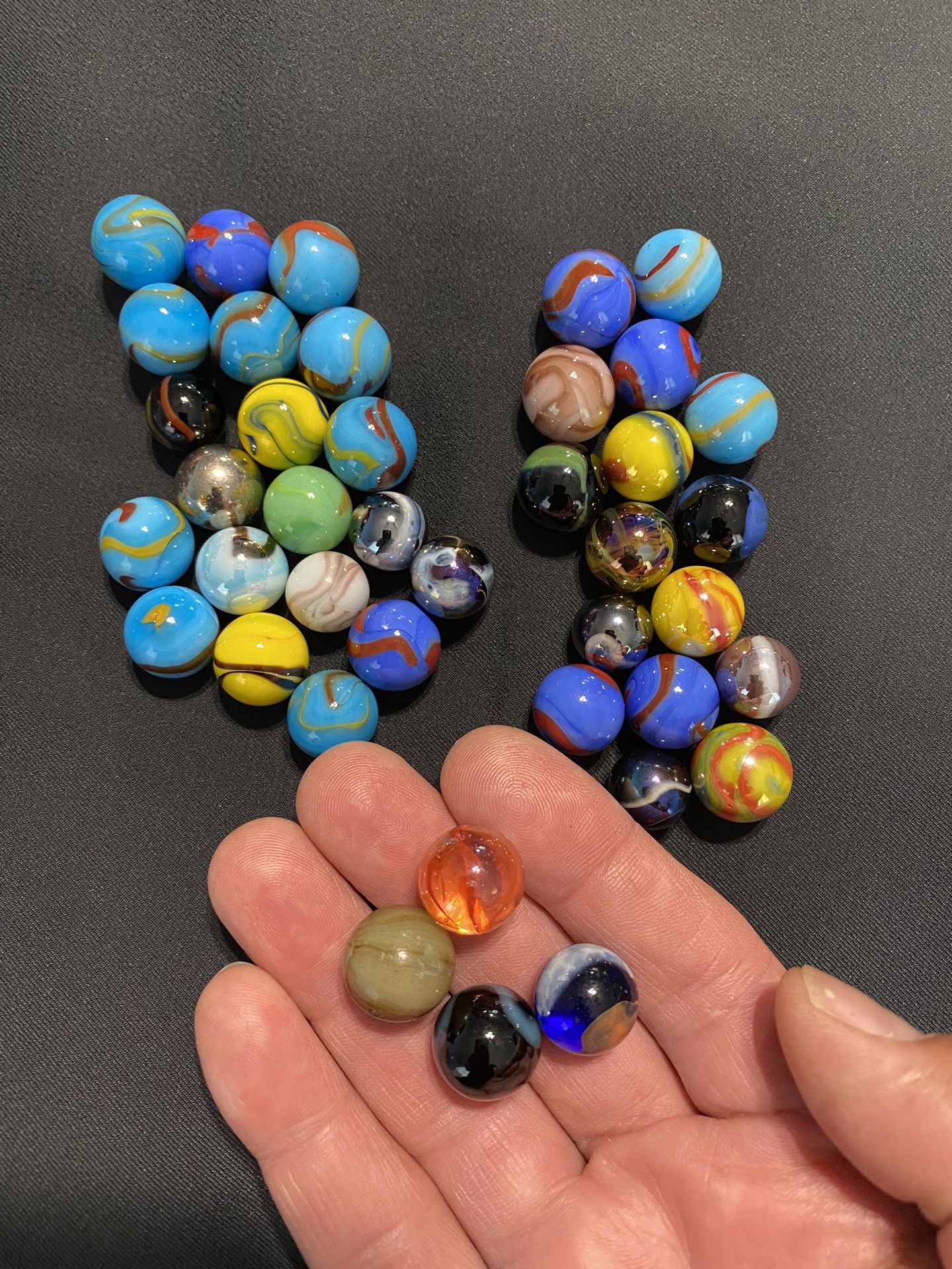 Lot Of 40 Collectible Marbles