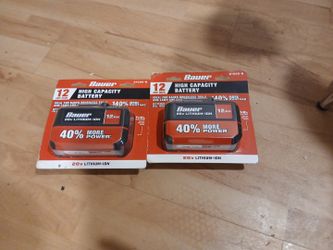 Bauer HIGH Capacity Battery 20v 12 Amp Hour