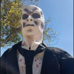 8ft. Tall Slim Man Halloween Animatronic Decoration