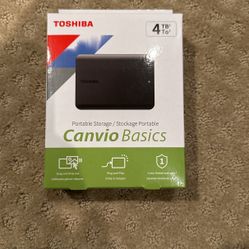 New Toshiba 4TB Canvio Basics 