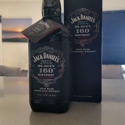 Jack Daniels 160th Birthday Bottle