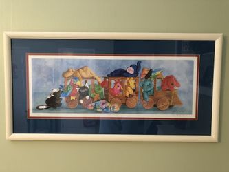 “All Aboard” Patty Bailey Sheets framed print